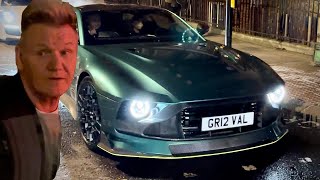 Gordon Ramsay driving 15M Aston Martin Valour in London [upl. by Yeuh]