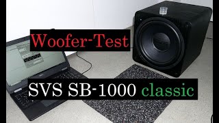 SVS SB1000 Classic im WooferTest [upl. by Magdala]