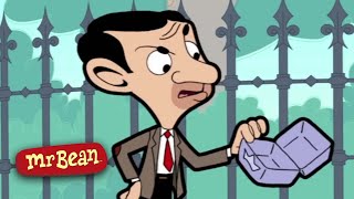 Mr Bean Picking Litter in The Park  Mr Bean Animated Season 1  Funniest Clips  Mr Bean Cartoons [upl. by Omero588]