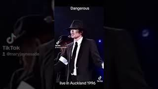 Dangerous live in Auckland 1996 shortvideo michaeljackson kingofpop legend [upl. by Adnov]