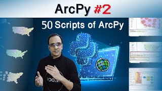 Course ArcPy for ArcMap Level 2 50 Scripts of ArcPy for GIS Work  Python Programming for GIS [upl. by Ellenwad]