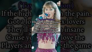 TAYLORSWIFT vs KIDZ BOP lyrics [upl. by Egreog554]