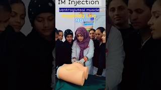 IM injection  ANM  GNM  Bsc Nursing Students Life shorts [upl. by Barbi]