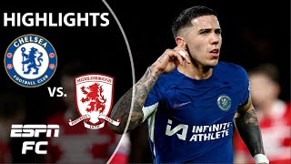 🚨 FINAL BOUND 🚨 Chelsea vs Middlesbrough  Carabao Cup Highlights  ESPN FC [upl. by Durtschi]