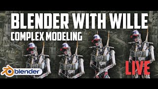 Blender with Wille  Making Complex Tech Models specs in description [upl. by Eiffe994]