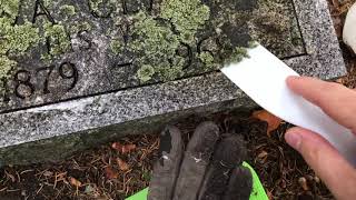 Gravestone Cleaning  National Grave Care [upl. by Analahs]