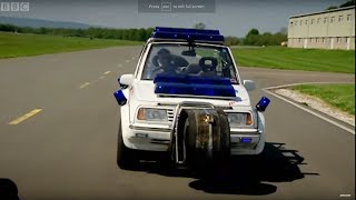 Police Car Challenge Part 1  Top Gear [upl. by Euqirdor]