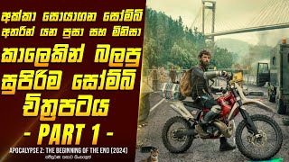 ඇපොකැලිප්ස් Z  The බිගිනින්ග් ඔෆ් ද එන්ඩ් P1  Zombie Movie Review Sinhala  Home Cinema Sinhala [upl. by Firman707]