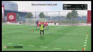 EA sports FC 25 Practicing drills part 2 by SoccerExercises [upl. by Ennairod]