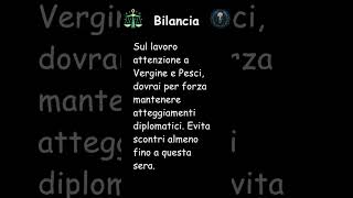 Bilancia oroscopo di lunedì 11 novembre 2024 dalla Stanza Esoterica short [upl. by Notreve]