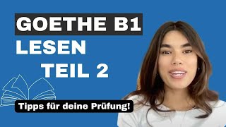 Goethe Zertifikat B1 Lesen Teil 2 [upl. by Niwri]