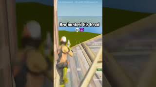 Bro bonked his head on my cone😆😭🤟fortnite 200pumpedbtw fortnitememes fortniteclips fnclip m [upl. by Oirasor166]