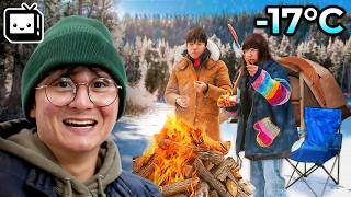 OFFLINETV SURVIVES WINTER CAMPING [upl. by Reniar]