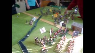 Culloden 1746  wargame replay of the last charge of the Highlanders in 54mm using quotAbout Bonapartequot [upl. by Vizza308]