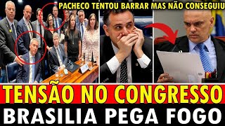 TENSÃO NO CONGRESSO RODRIGO PACHECO TENTOU BARRAR MAS NÃO CONSEGUIU BOLSONARO [upl. by Zinck]