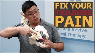 Tailbone Pain The Best Exercise To FIX It  Coccyx Heel Press [upl. by Olinde816]