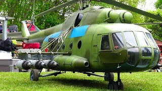 Mil Mi8 RUSSIA Миль Ми8 RC SCALE HELICOPTER MODEL [upl. by Langley935]