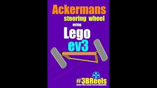 Ackerman steering wheel using Lego mindstorms ev3 kit [upl. by Ajet363]