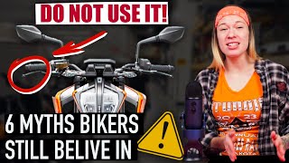 6 Motorcycle Myths Bikers STILL Believe In [upl. by Maillw533]