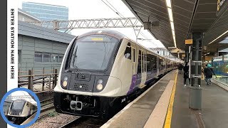 trains at stratford DLR tube national rail TfL rail and London overground [upl. by Schiro]