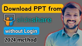 How to download PPT from Slideshare without Login  2024 [upl. by Sydney]