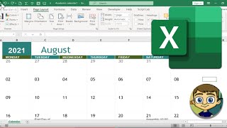 Creating a Calendar in Excel [upl. by Ileyan]