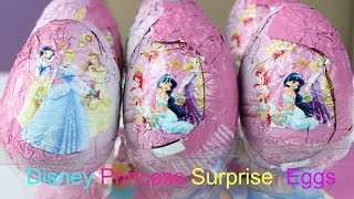 Kinder Surprise Eggs Unboxing Whole BoxDisney Princess Kinder EggsB2cutecupcakes [upl. by Etselec896]