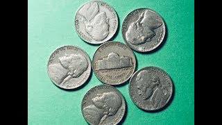 US 1940 Nickels  5 Cents Collection [upl. by Ycaj]