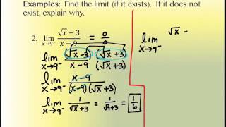 14 Continuity and OneSided Limits part 1 [upl. by Atinahc]