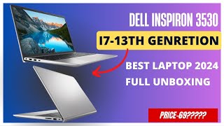 Dell Inspiron 3530 i713th Generation Unboxing And Review  Inspiron 15 3530 i71355U Best Laptop [upl. by Nwahsram]