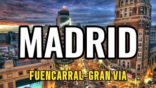 MADRID WALKING TOUR  FUENCARRALGRAN VÍA madrid tour walking walkingtour 2024 spain [upl. by Latsyrcal]