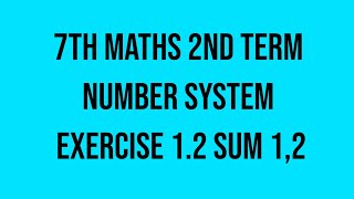 7th Maths 2nd term Exercise 12 sum 12 [upl. by Anavas]