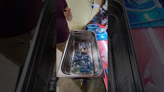 Ultrasonic cleaner for laptop motherboard lciit [upl. by Naasar556]