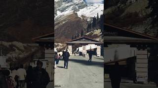 Live snowfall in himachal pradesh in TravelR short video shortvideo manali himachal [upl. by Rosenblum]