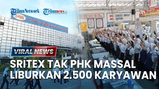 🔴 Bos Sritex Dipanggil Wamenaker Berkelakar Tidak PHK Massal Tapi Liburkan 2500 Karyawan [upl. by Amos217]