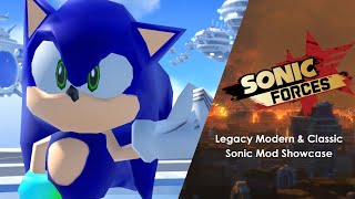 Sonic Forces PC  Legacy Modern amp Classic Sonic Mod Showcase [upl. by Aubarta253]