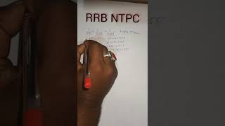 Rrb ntpc 2024  arithmetic 🎯🎯 shorts rrbntpc ntpc ntpcexam [upl. by Pestana]