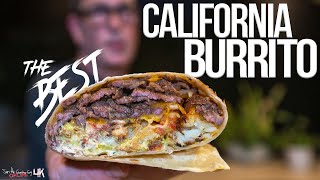 The Best California Burrito  SAM THE COOKING GUY 4K [upl. by Ahsiema6]