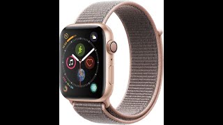 Unboxing Apple Watch Series 4 44mm GPS Gold Pink Sand Sport Loop [upl. by Refotsirhc]