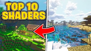 Minecraft Bedrock Edition Top 10 BEST Shaders 2023 MCPE 120 MCPEXbox OnePS4Windows 10 [upl. by Rialb]