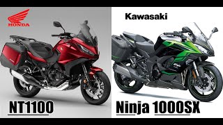 2024 Honda NT1100 vs Kawasaki Ninja 1000SX  Comparison  TM [upl. by Dielle435]