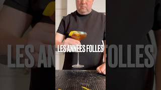 Making the Les Années Folles Cocktail cocktail shorts youtubehighfive drink bartender [upl. by Starks712]