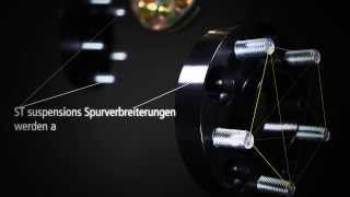 ST Spurverbreiterungen  ST Wheel Spacers [upl. by Ahsieyt]