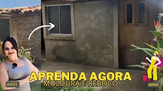 COMO FAZER REBOCO E MOLDURA DE CIMENTO E AREIA httpsyoutubeArcGHK4FL9c [upl. by Munt94]