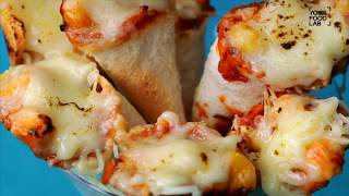 PIZZA CONES  पिज़्ज़ा कोन्स recipe by Chef Sanjyot Keer [upl. by Htiekal]