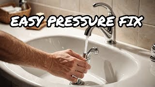 How to Fix Low Water Pressure in Bathroom Sink [upl. by Yragerg800]