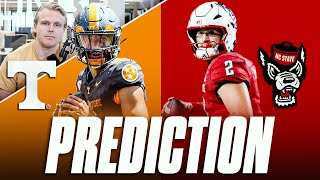 Tennessee Vols vs NC State Wolfpack PREDICTION amp Preview  Nico Iamaleava Test Vs Dave Doeren [upl. by Enaxor]