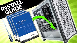 How to Install a Hard Drive or SSD in a PC [upl. by Engedi]