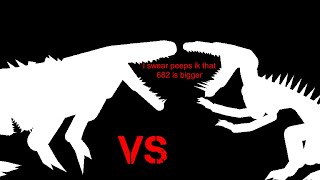 Scp 682 vs scp 939 remake read desc [upl. by Kamin]