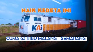 NAIK KERETA API JARAK JAUH TERMURAH SEINDONESIA  SBY  JKT CUMA 100 RIBUAN [upl. by Ahsas672]